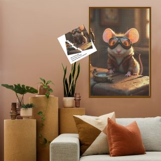 Aviator Mouse Jigsaw Puzzle 1000 And 500 Pieces