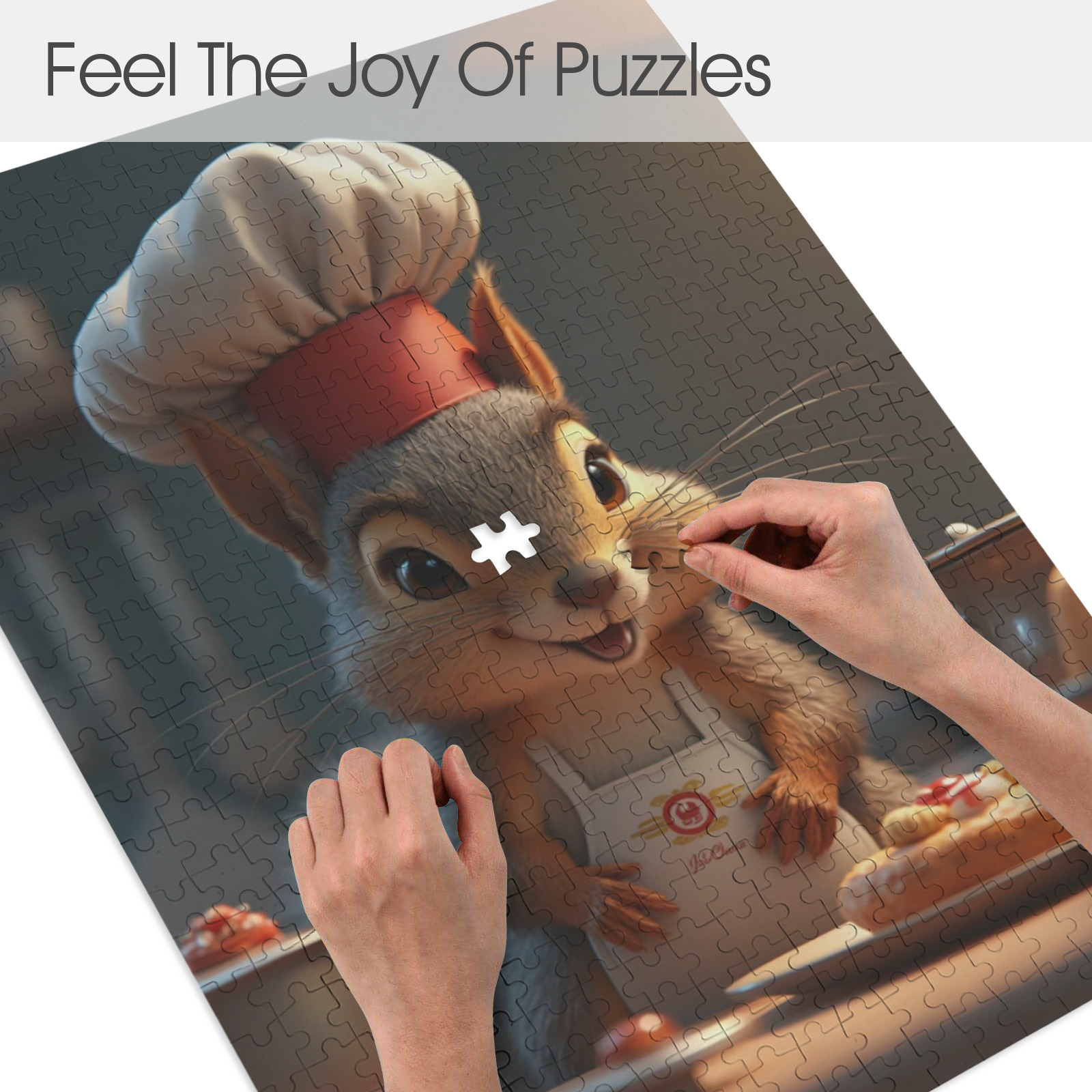 Whimsical Chef Squirrel