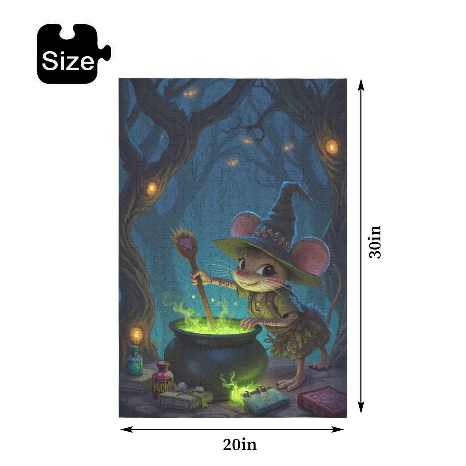 Mouse Witch Jigsaw Puzzle