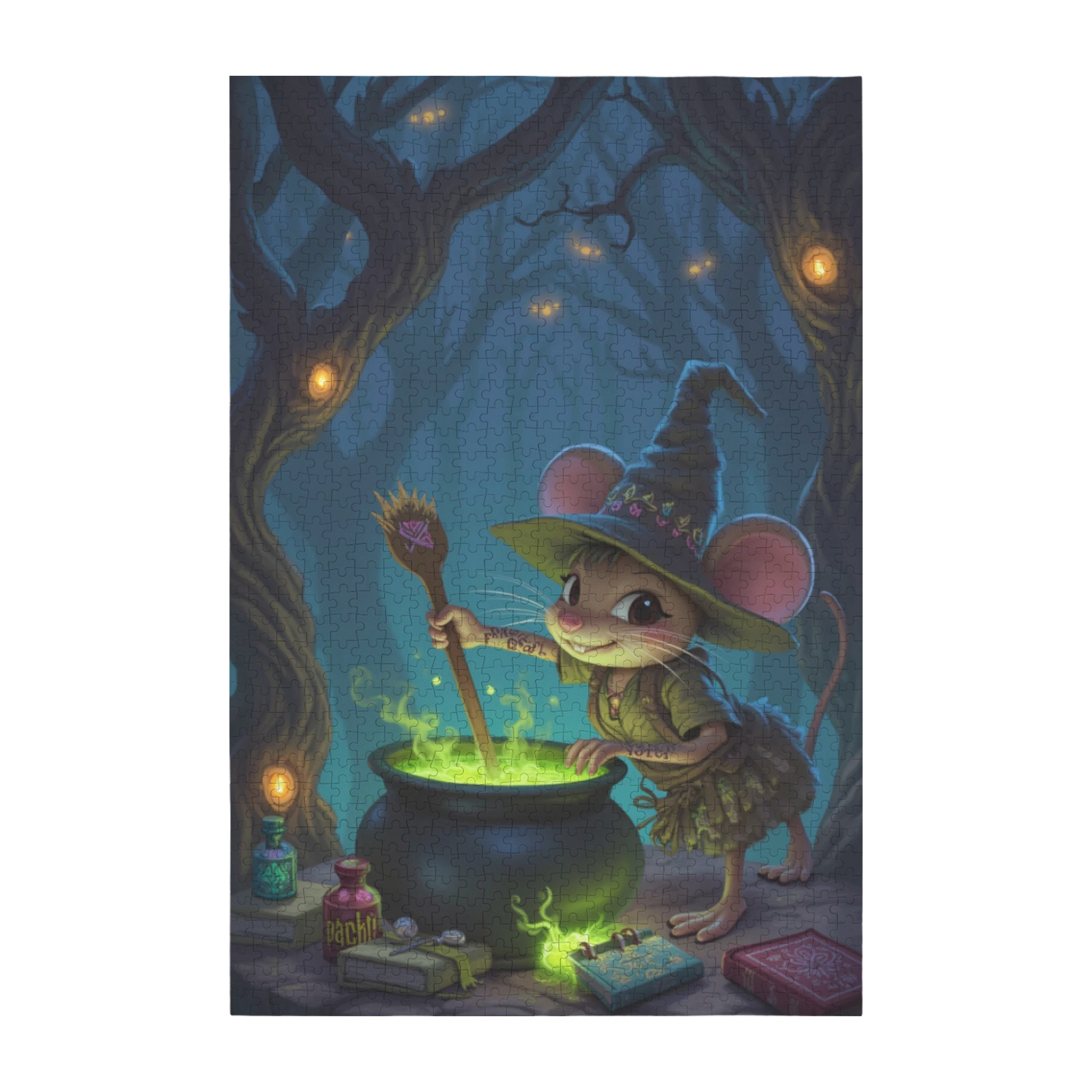 Mouse Witch Jigsaw Puzzle