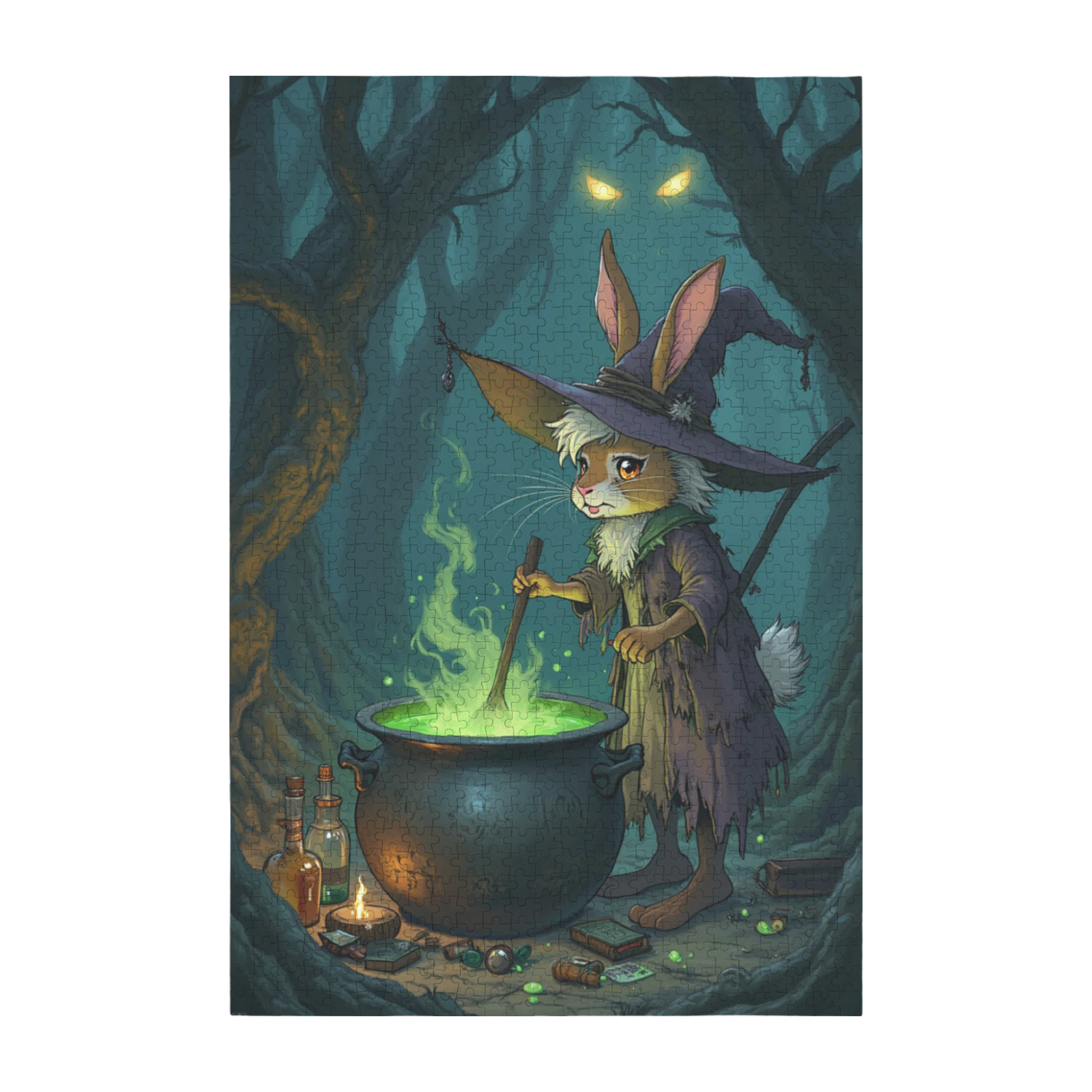 Witch Bunny Jigsaw Puzzle