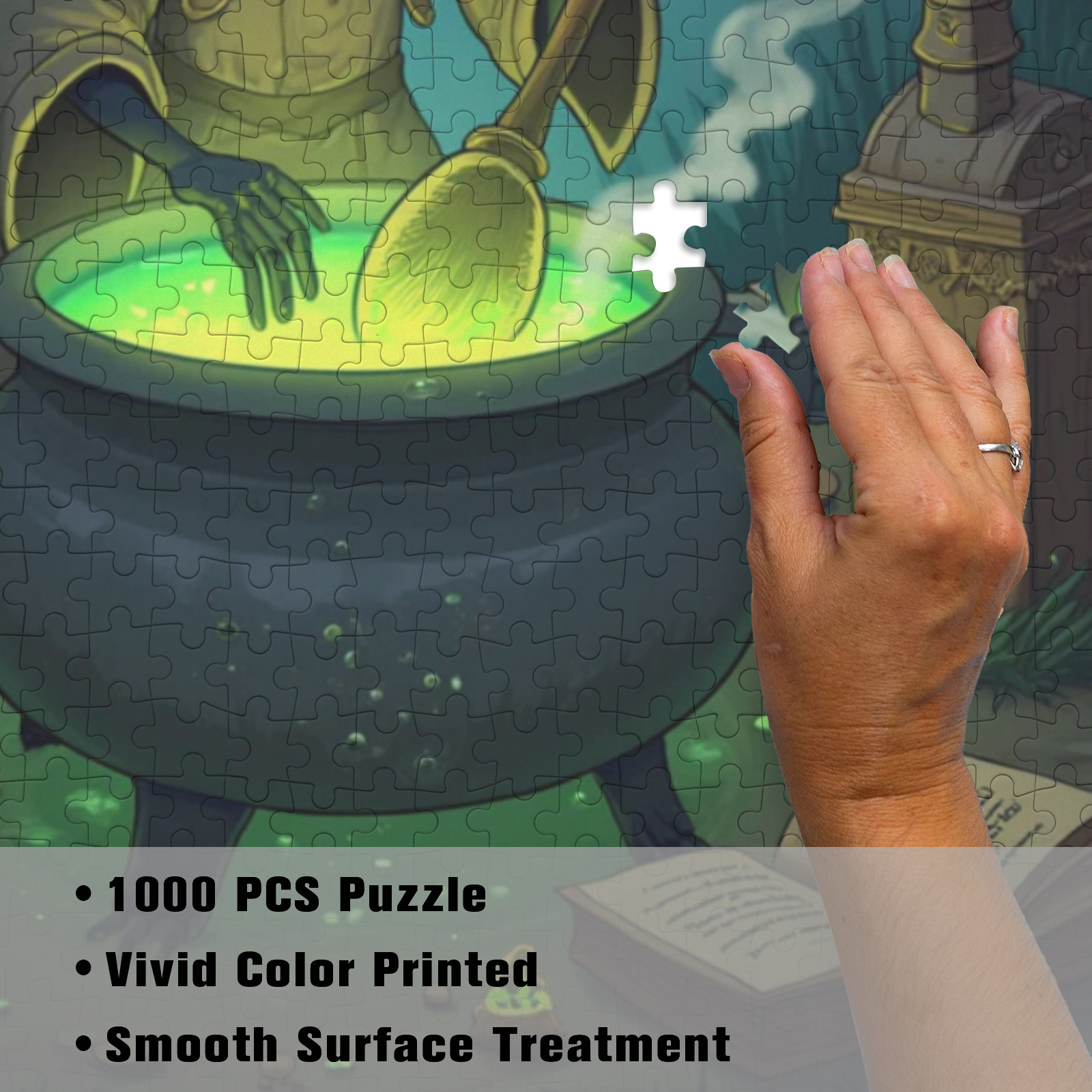 Raccoon Witch Jigsaw