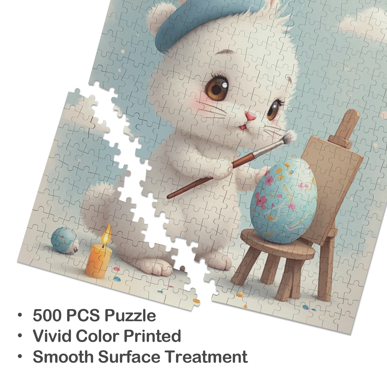 Bunny Artist Jigsaw Puzzle
