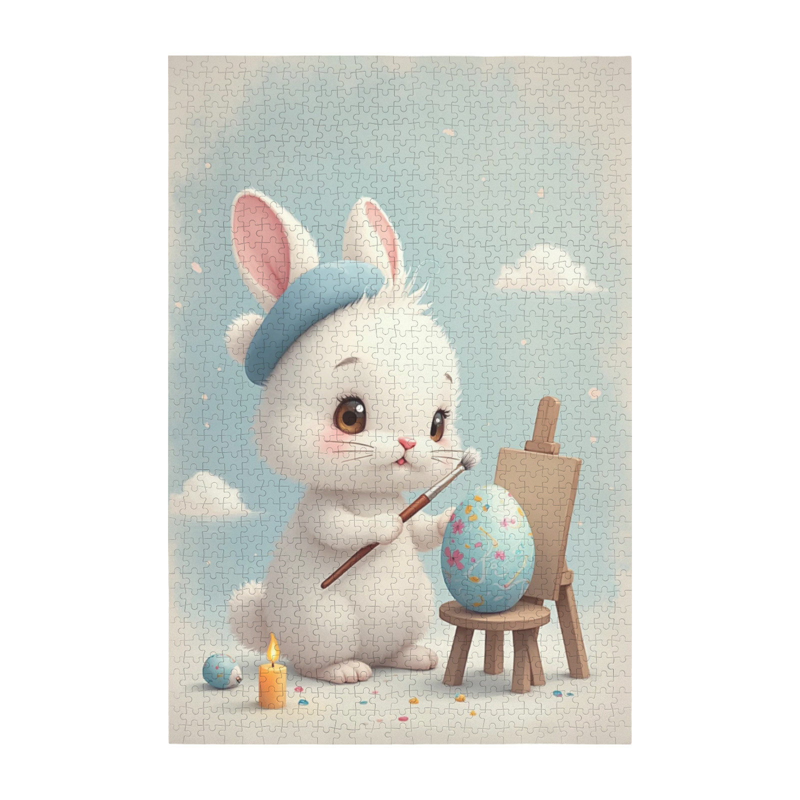 Bunny Artist Jigsaw Puzzle