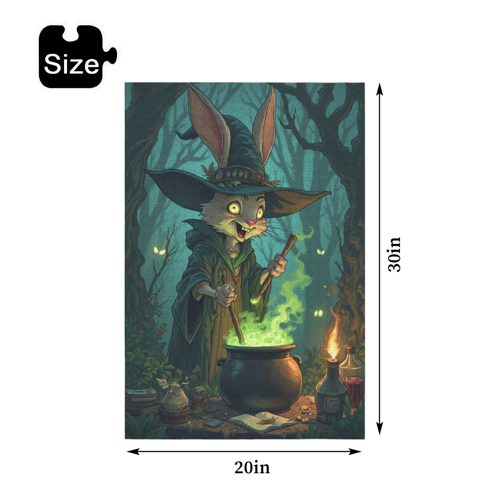 Bunny Wizard Jigsaw Puzzle