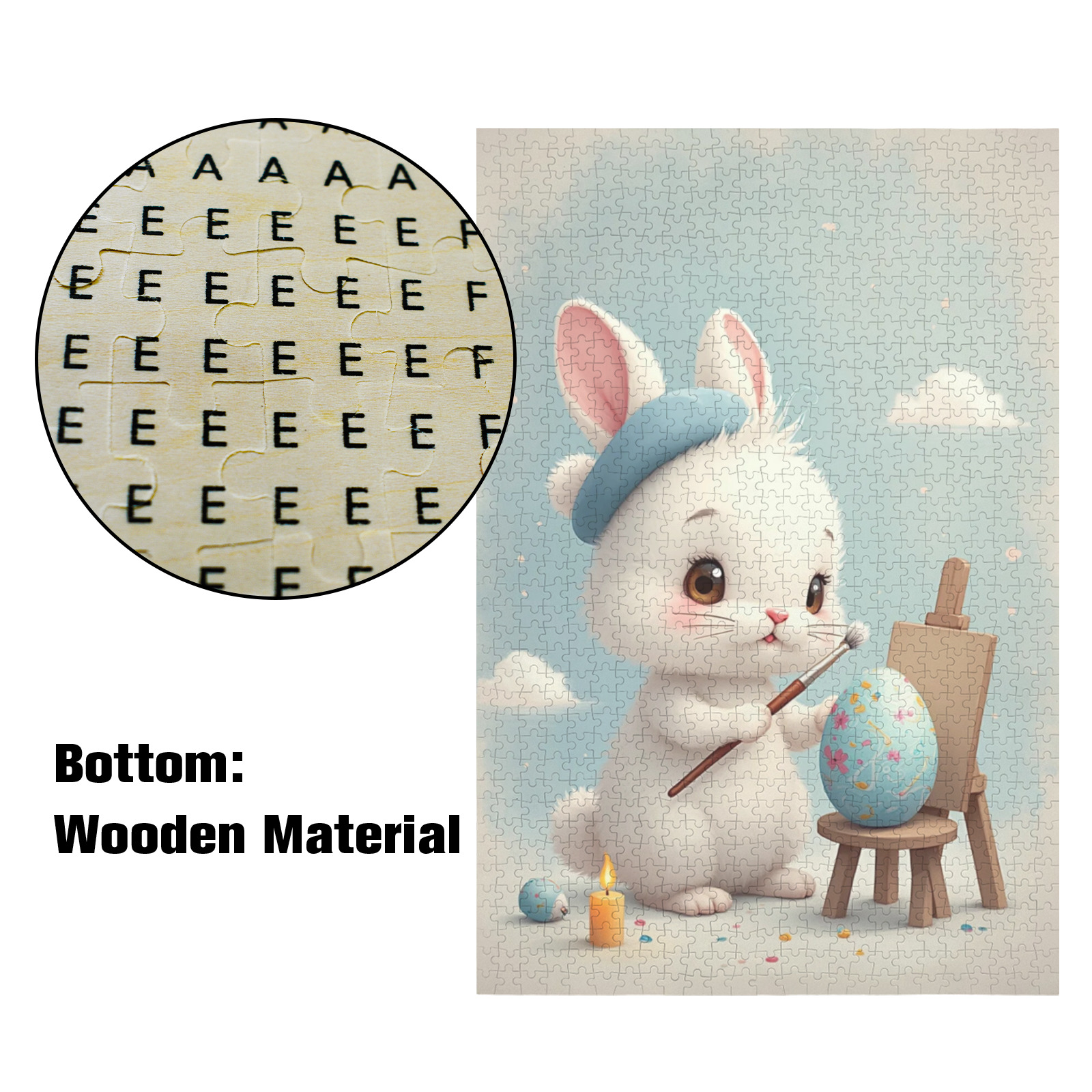Bunny Artist Jigsaw Puzzle