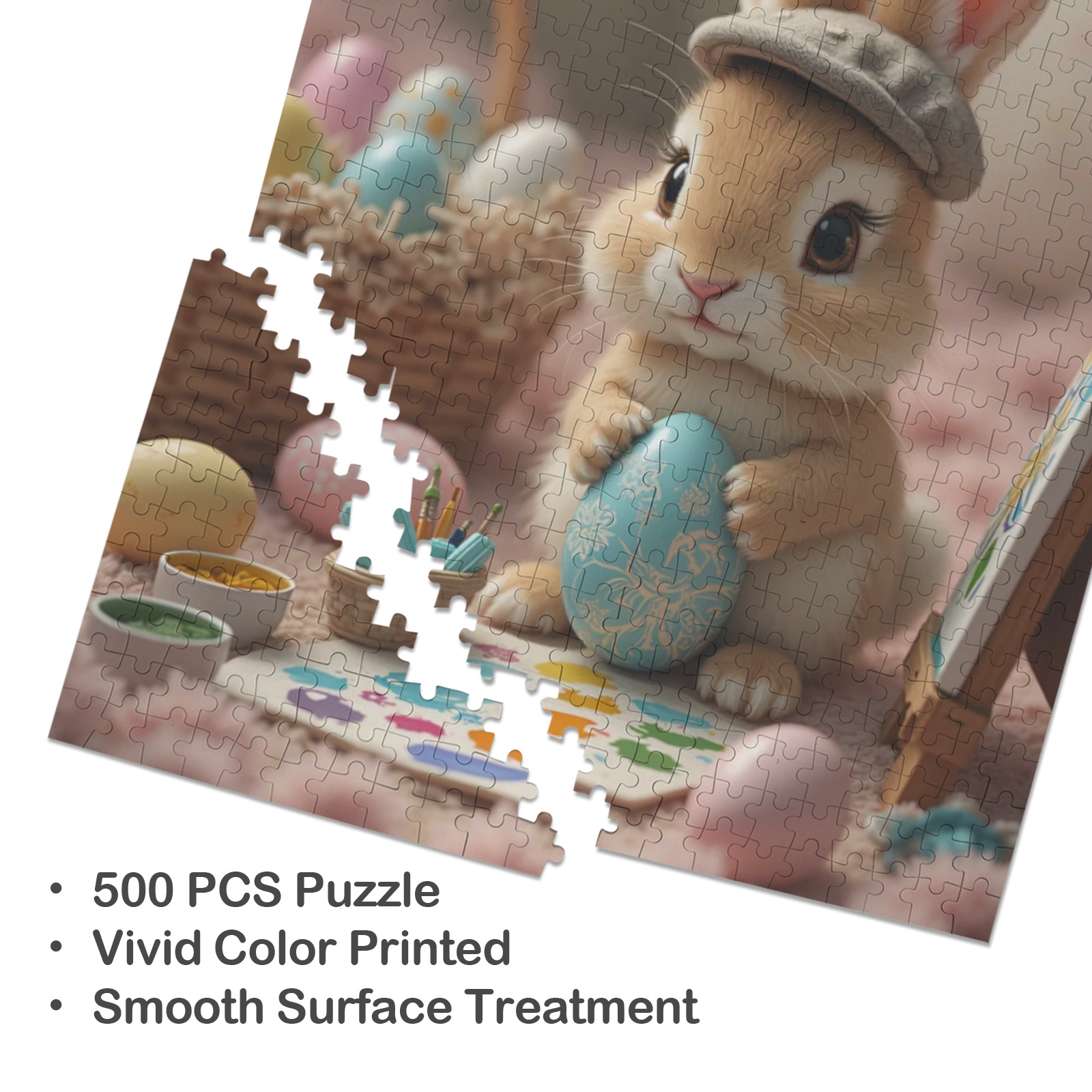 Whimsical Easter Bunny Puzzle