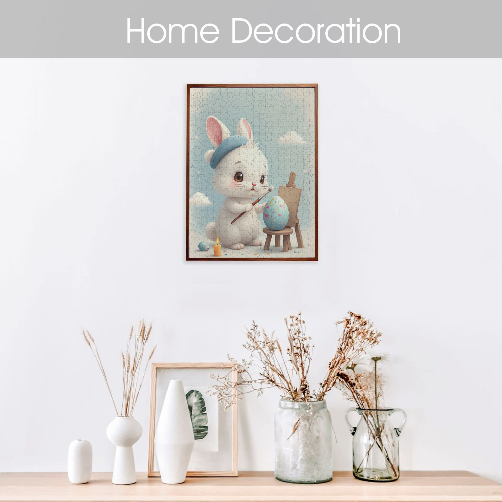 Bunny Artist Jigsaw Puzzle