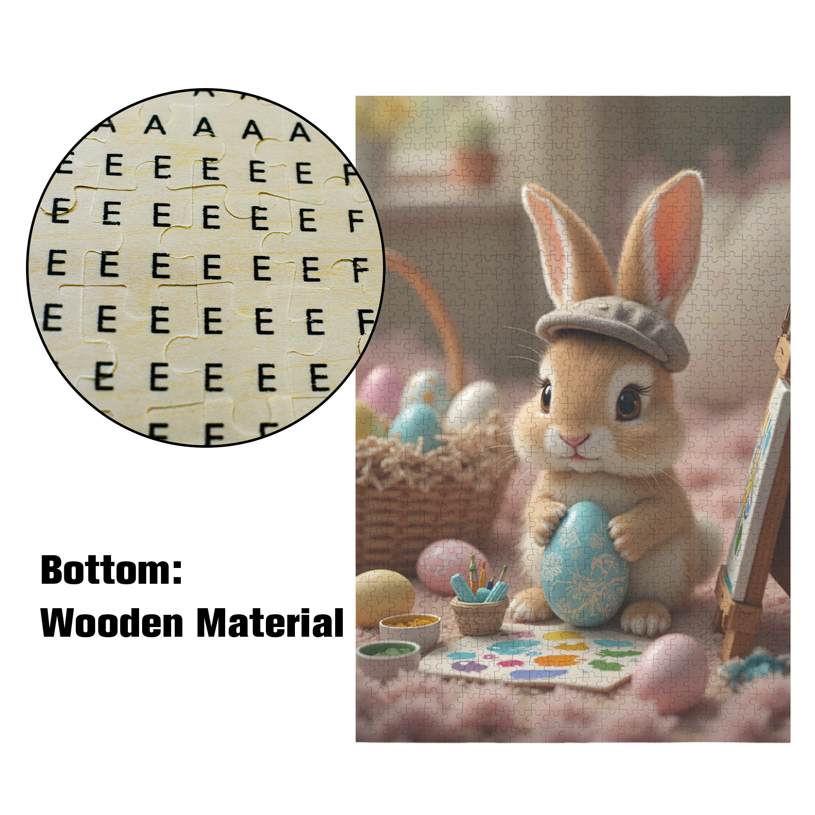 Whimsical Easter Bunny Puzzle
