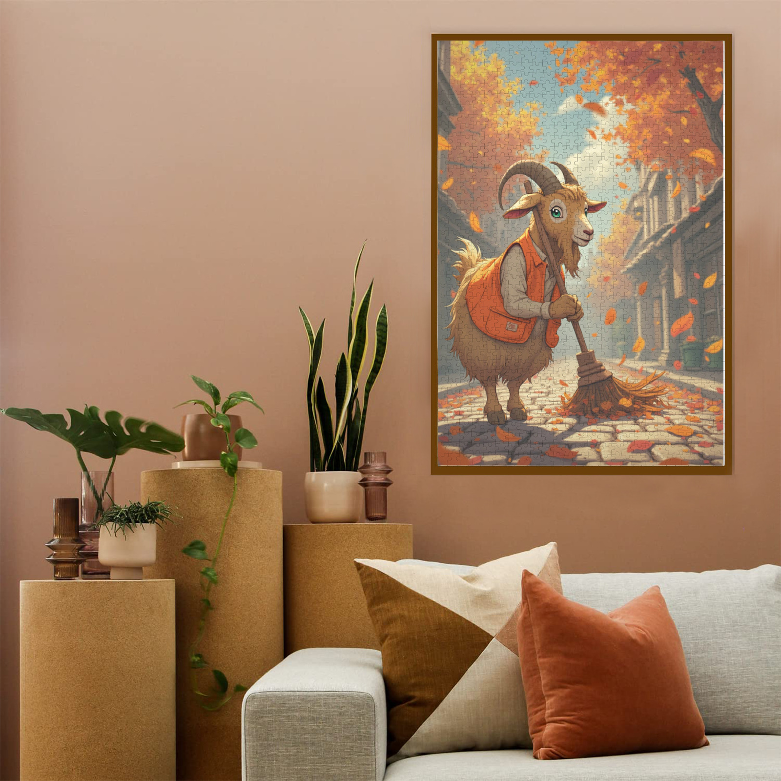 Diligent Goat Jigsaw Puzzle