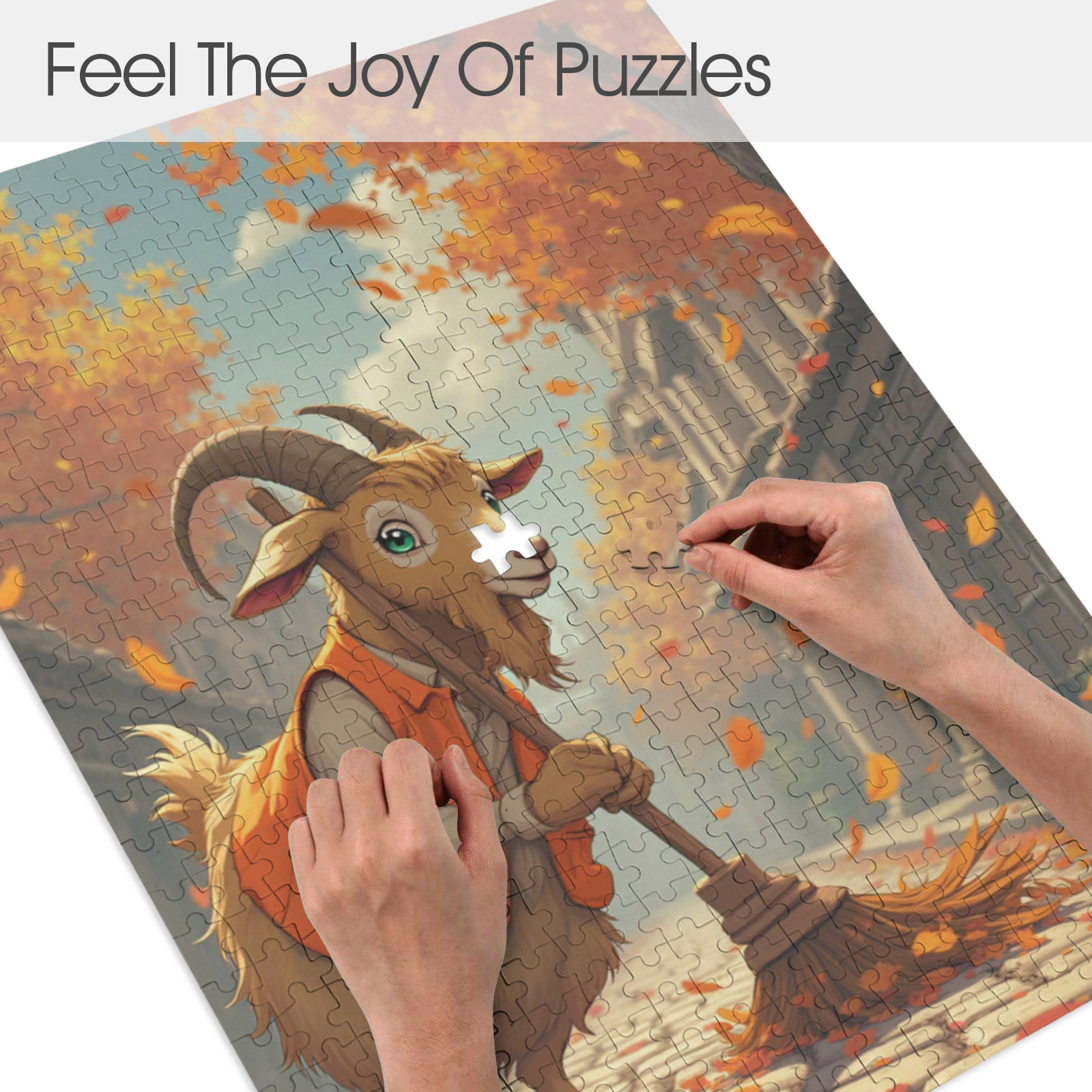 Diligent Goat Jigsaw Puzzle