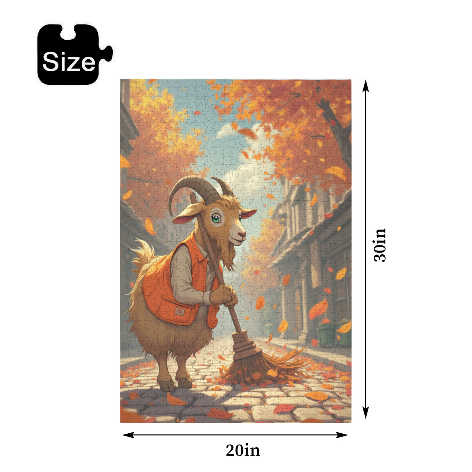 Diligent Goat Jigsaw Puzzle