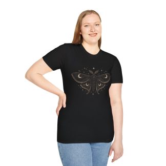Mystic Luna Moth T-Shirt — Celestial Moth Graphic Tee