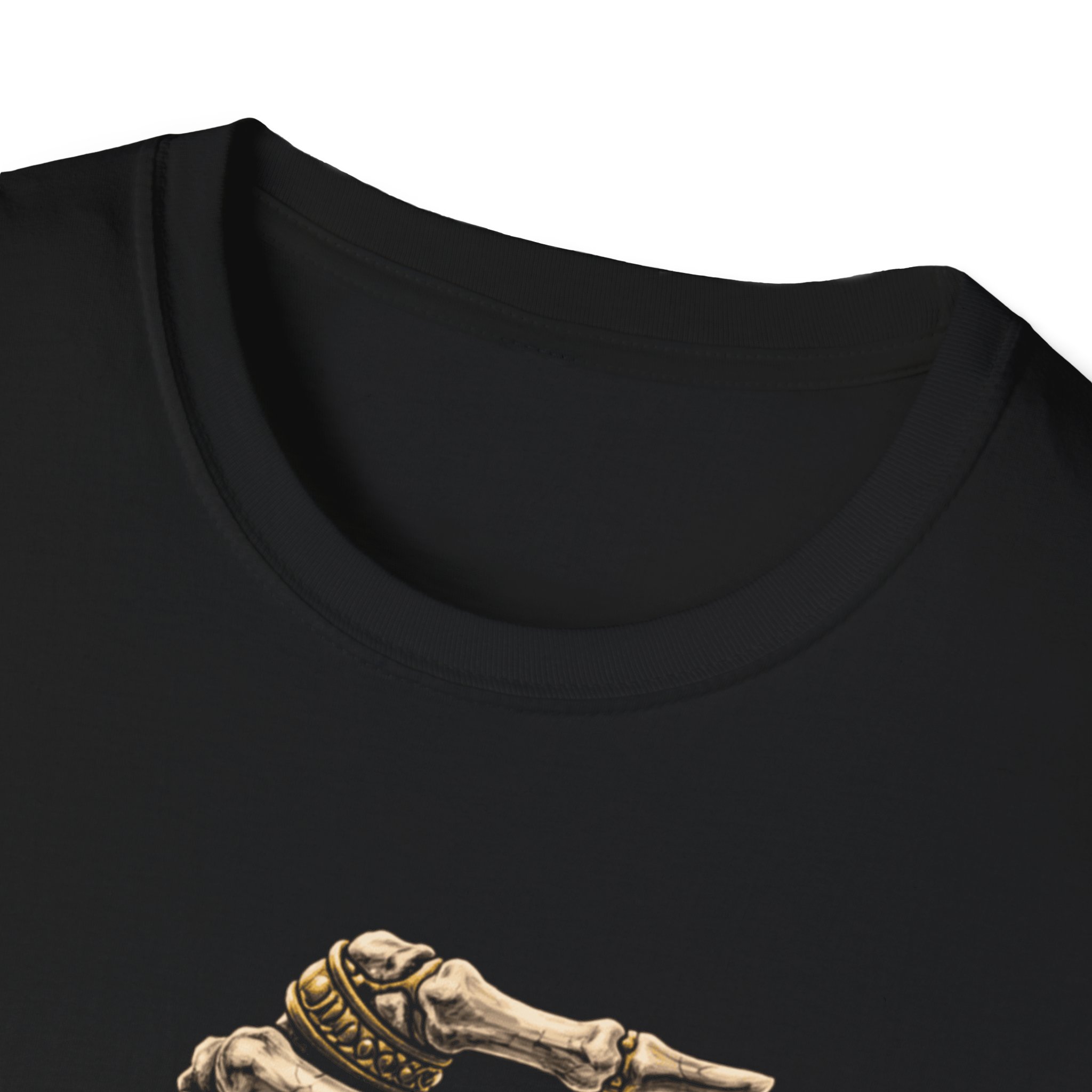 Skull & Hand Graphic T-Shirt — Gothic Horror Skull Tee for Rock and Bikers - Image 5