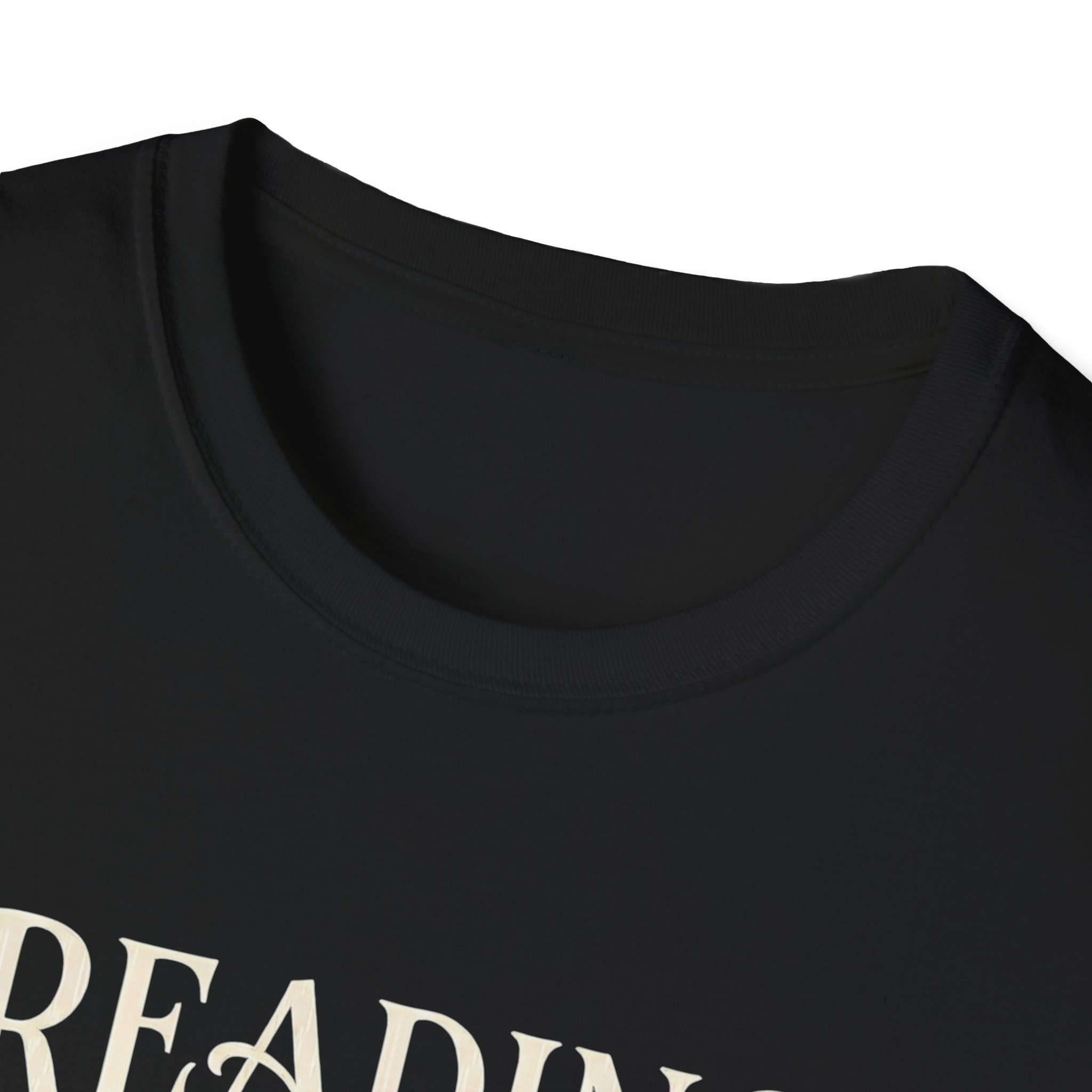 T-Shirt — "Reading Because Murder Is Wrong" Skeleton Book Lover Tee - Image 5