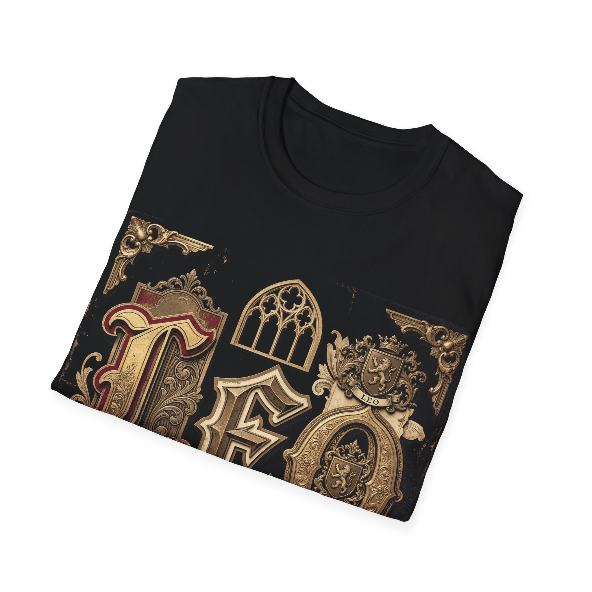 Leo Zodiac Shirt — Radiant Proud Sovereign Vintage Astrology Tee - Image 6