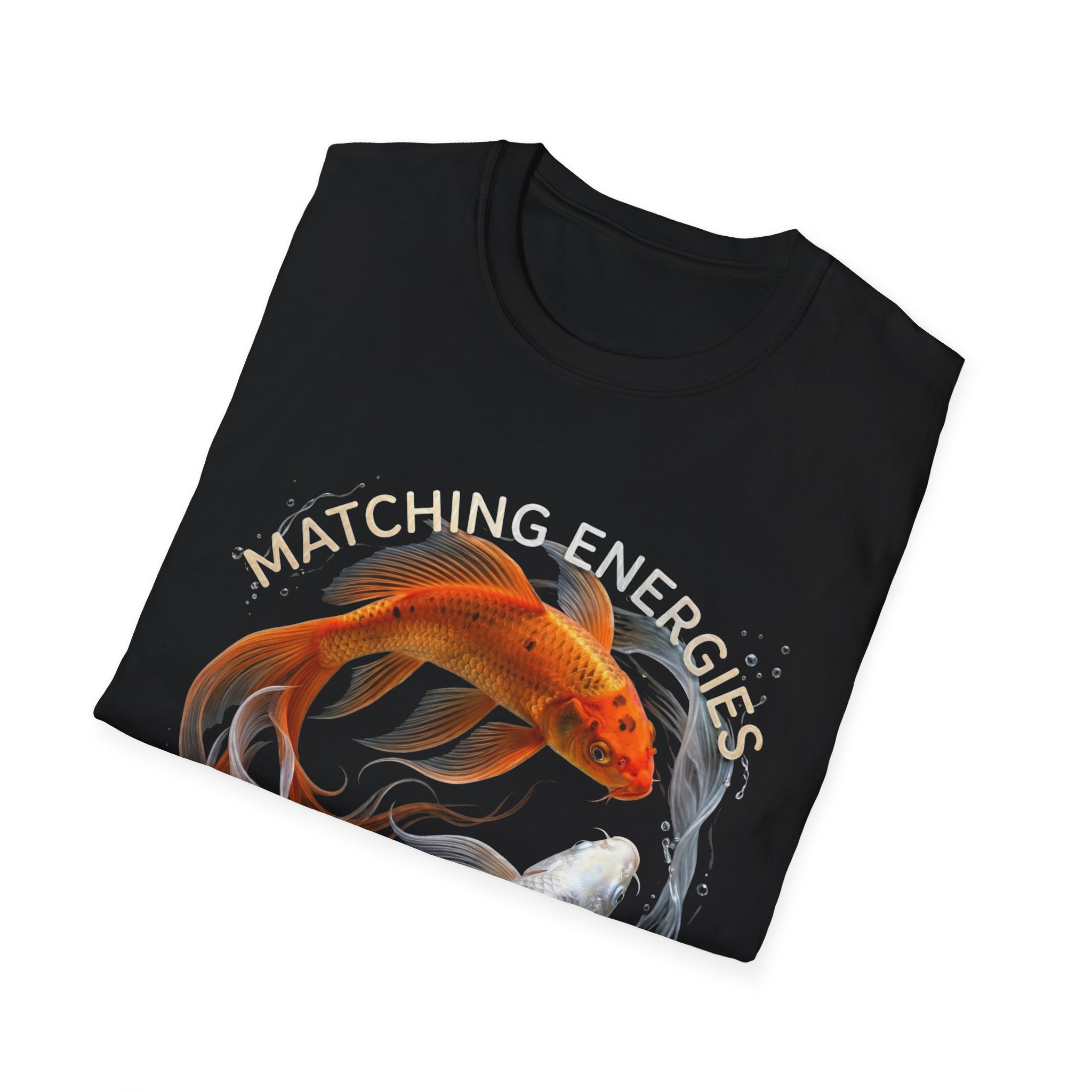 T-Shirt — Matching Energies & Vibing Koi Fish Graphic Tee - Image 6