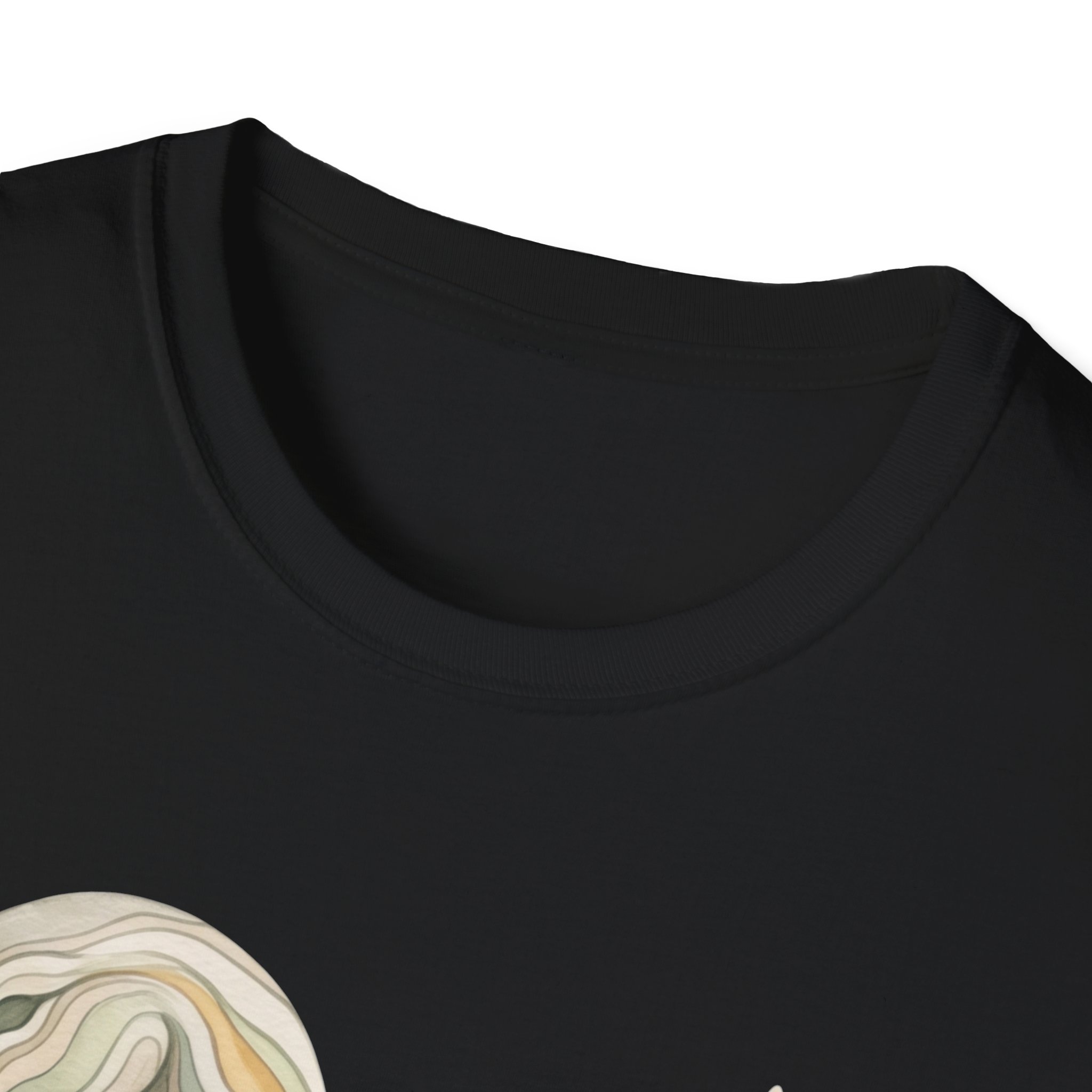 Sculpted Swan Tee — Elegant Marble-Style Swan Graphic T-Shirt - Image 5