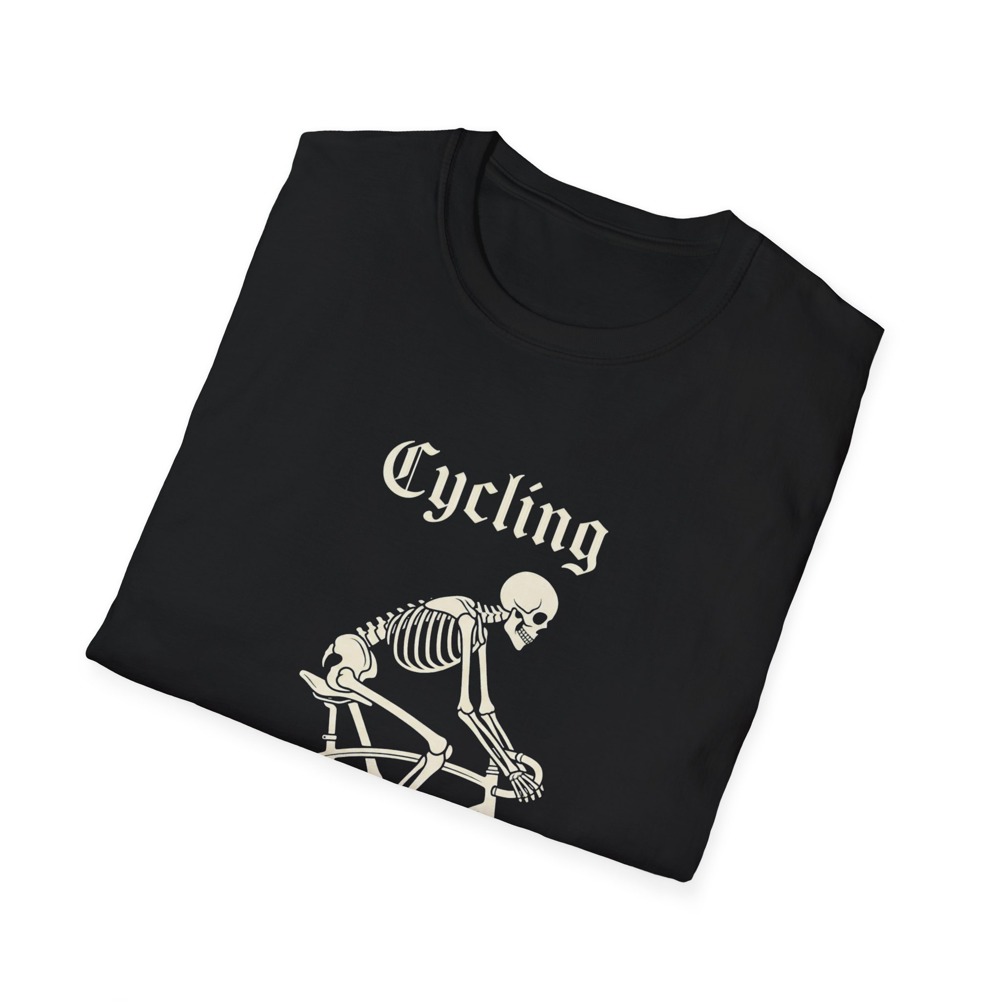 Cycling Skeleton Tee — "Cycling Because Murder Is Wrong" - Image 6