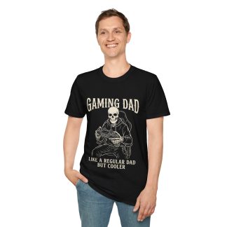 Gaming Dad T‑Shirt — "Gaming Dad: Like a Regular Dad But Cooler"