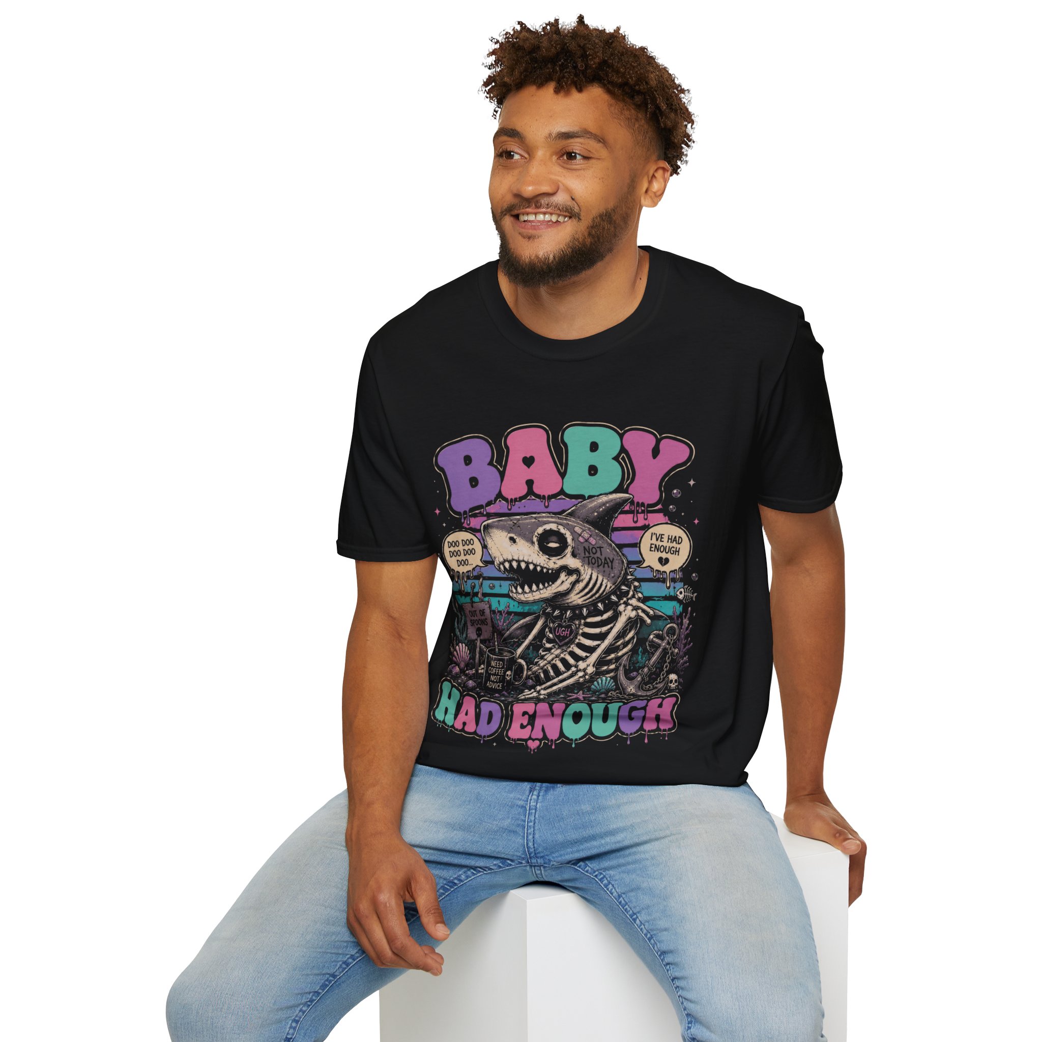 Baby Had Enough Skeleton Graphic T-Shirt - Image 12