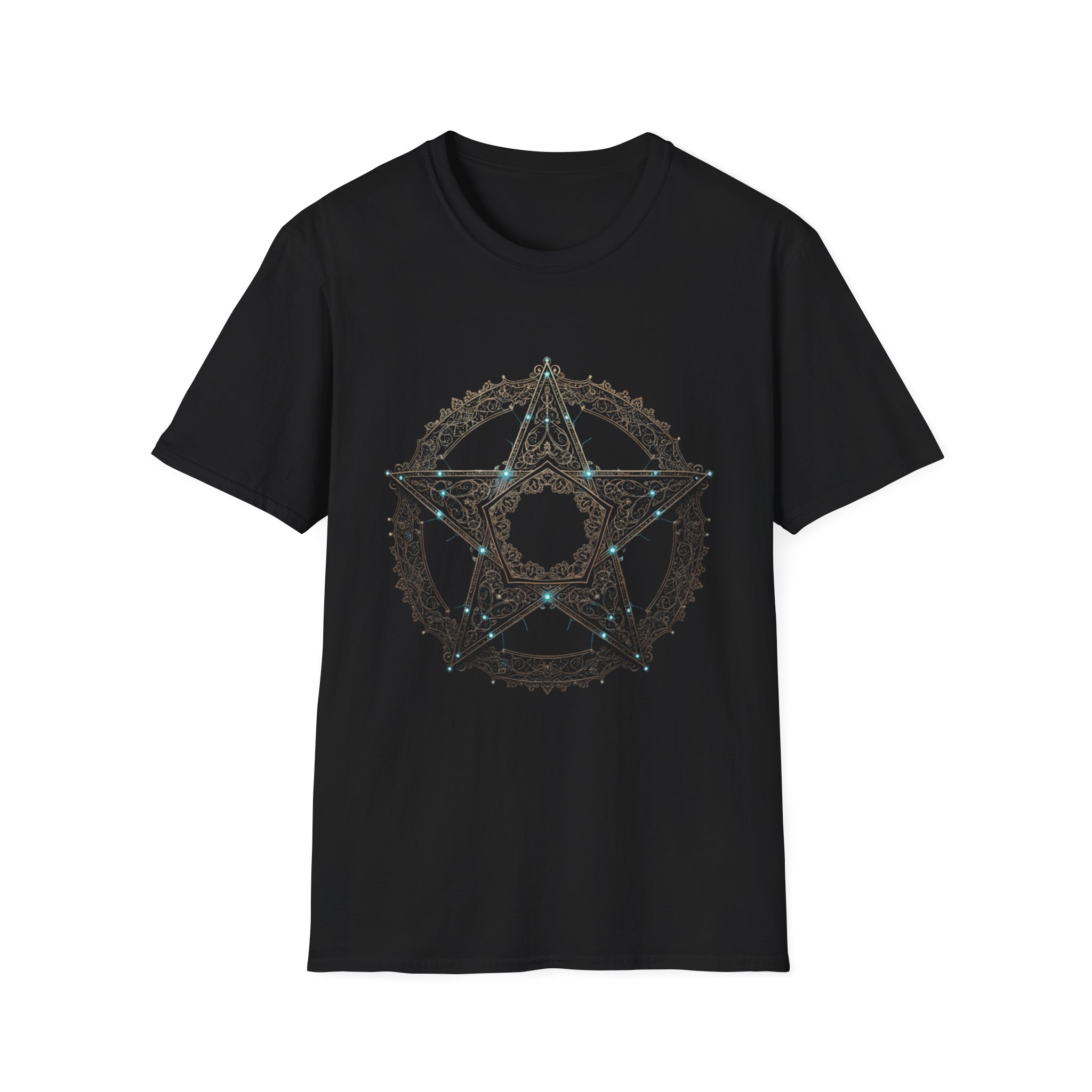 Occult Star Pentacle T-Shirt — Vintage Mystic Sigil Tee - Image 3