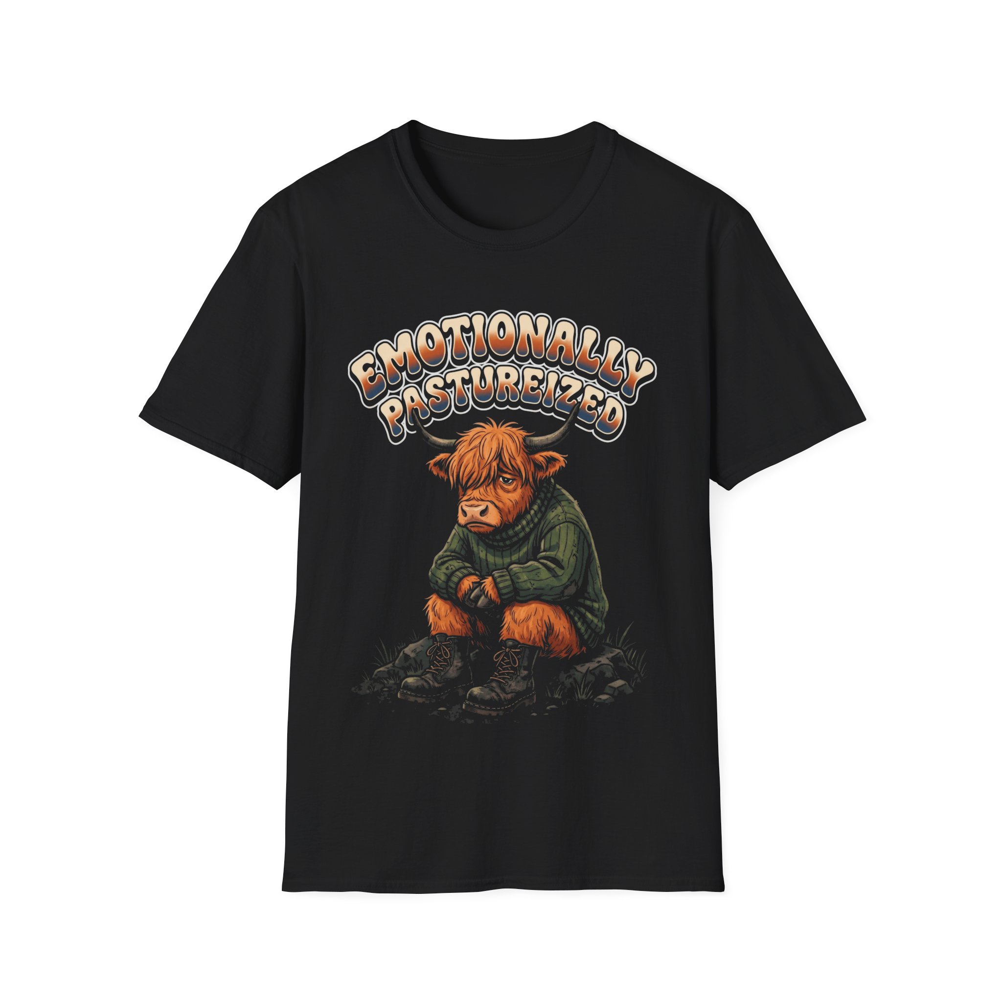 Emotionally Dysturbed T‑Shirt – Sad Yeti Graphic Tee - Image 3