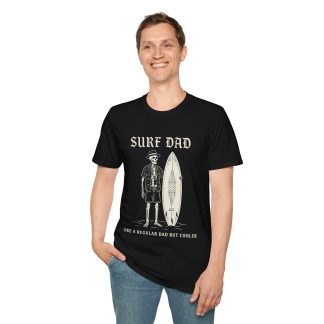 Surf Dad T-Shirt — "Like a Regular Dad But Cooler" Vintage Surfing Tee