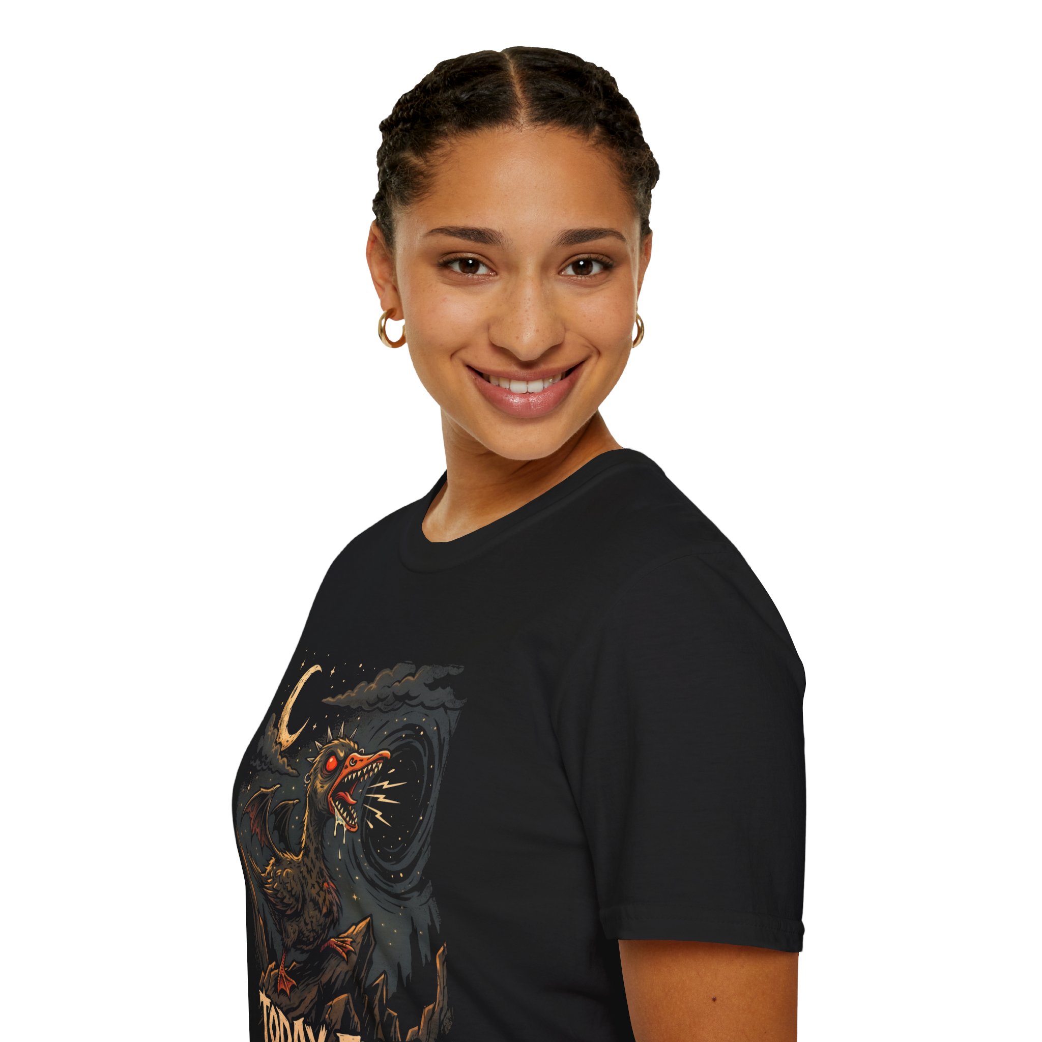 Today Feels Illegal Rooster T-Shirt - Image 9