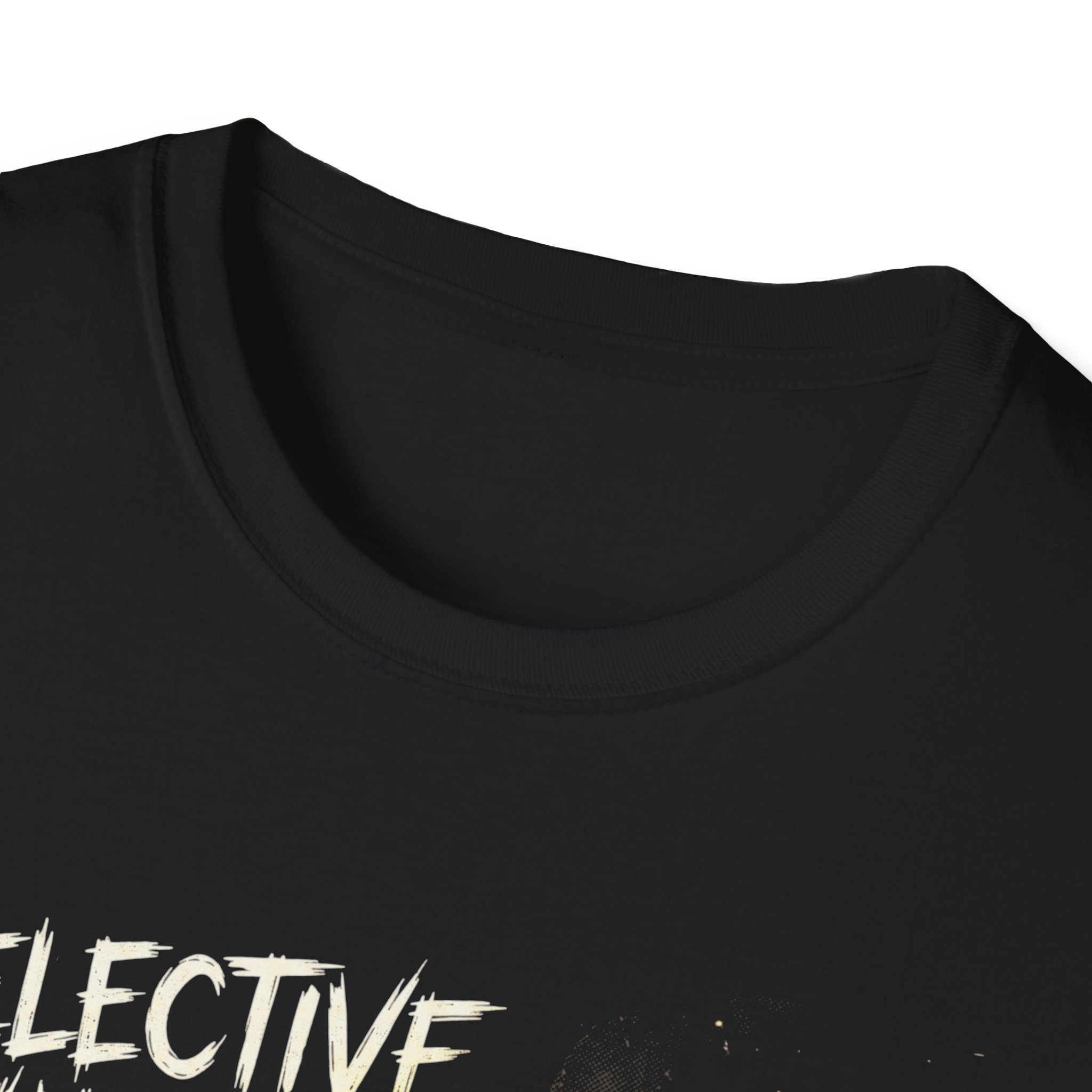 Selective Awareness Graphic T-Shirt — Duck in Headphones Amid City on Fire - Image 5