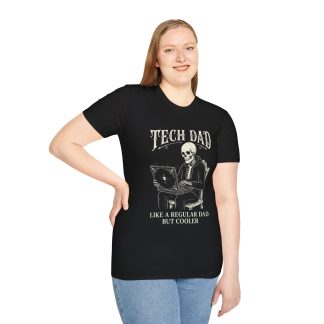 Music Skeleton Guitar T‑Shirt — "Music Because Murder Is Wrong"
