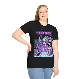 Dead Tired Skeleton Coffee Tee