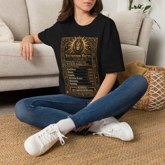 Leo Nutrition Facts T-Shirt — Zodiac Lion Graphic Tee