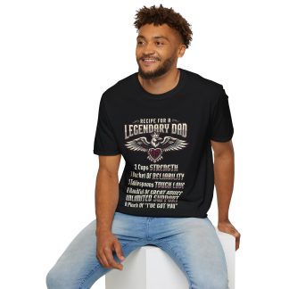 Legendary Dad T-Shirt — "Recipe for a Legendary Dad" Father's Day Gift