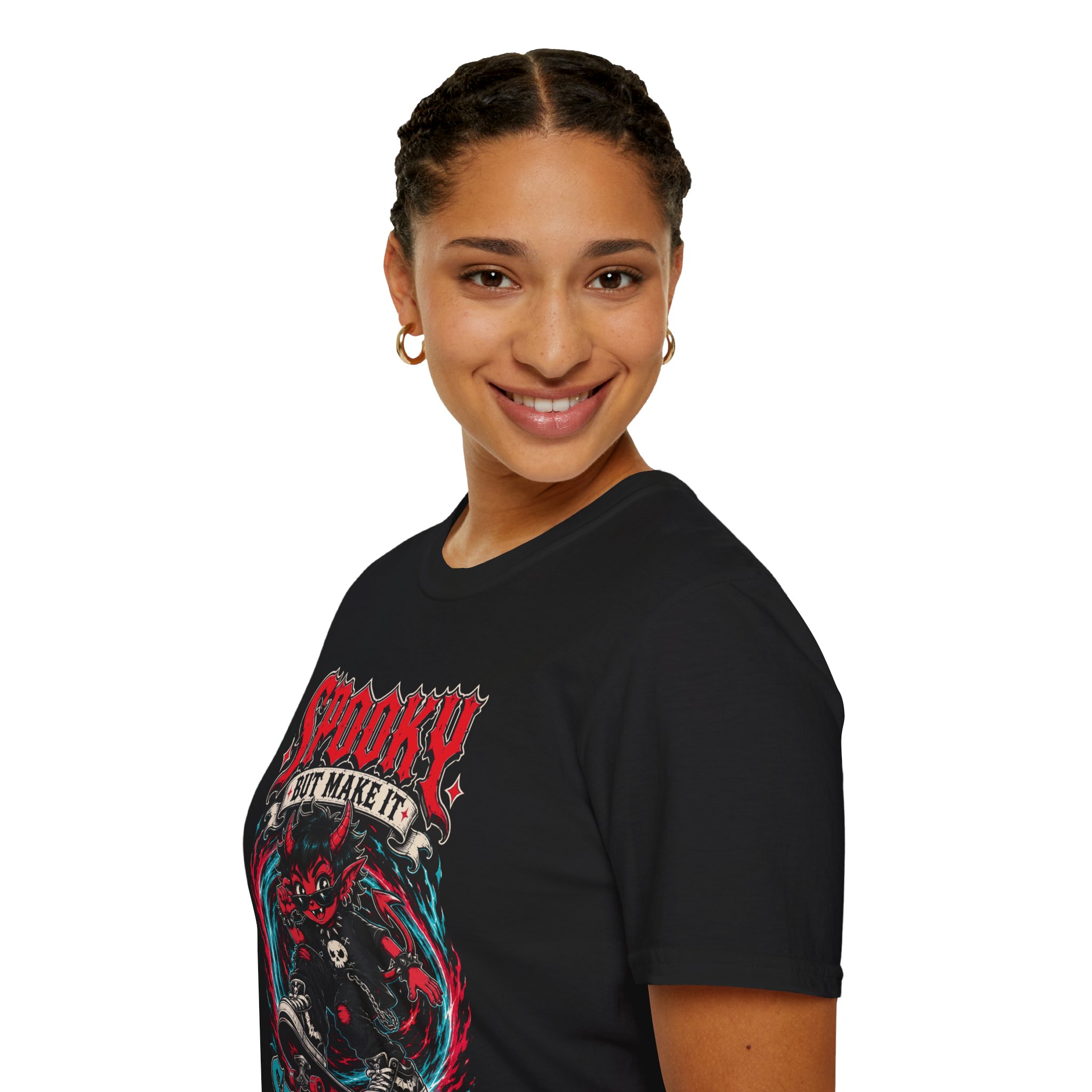 Spooky But Make It Streetwear T-Shirt — Gothic Halloween - Image 11
