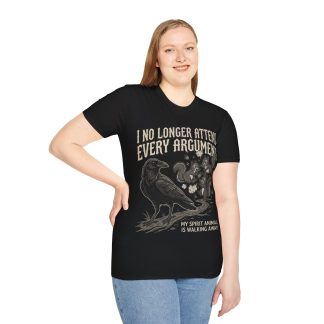 "No Longer Attend Every Argument" Raven Graphic Tee