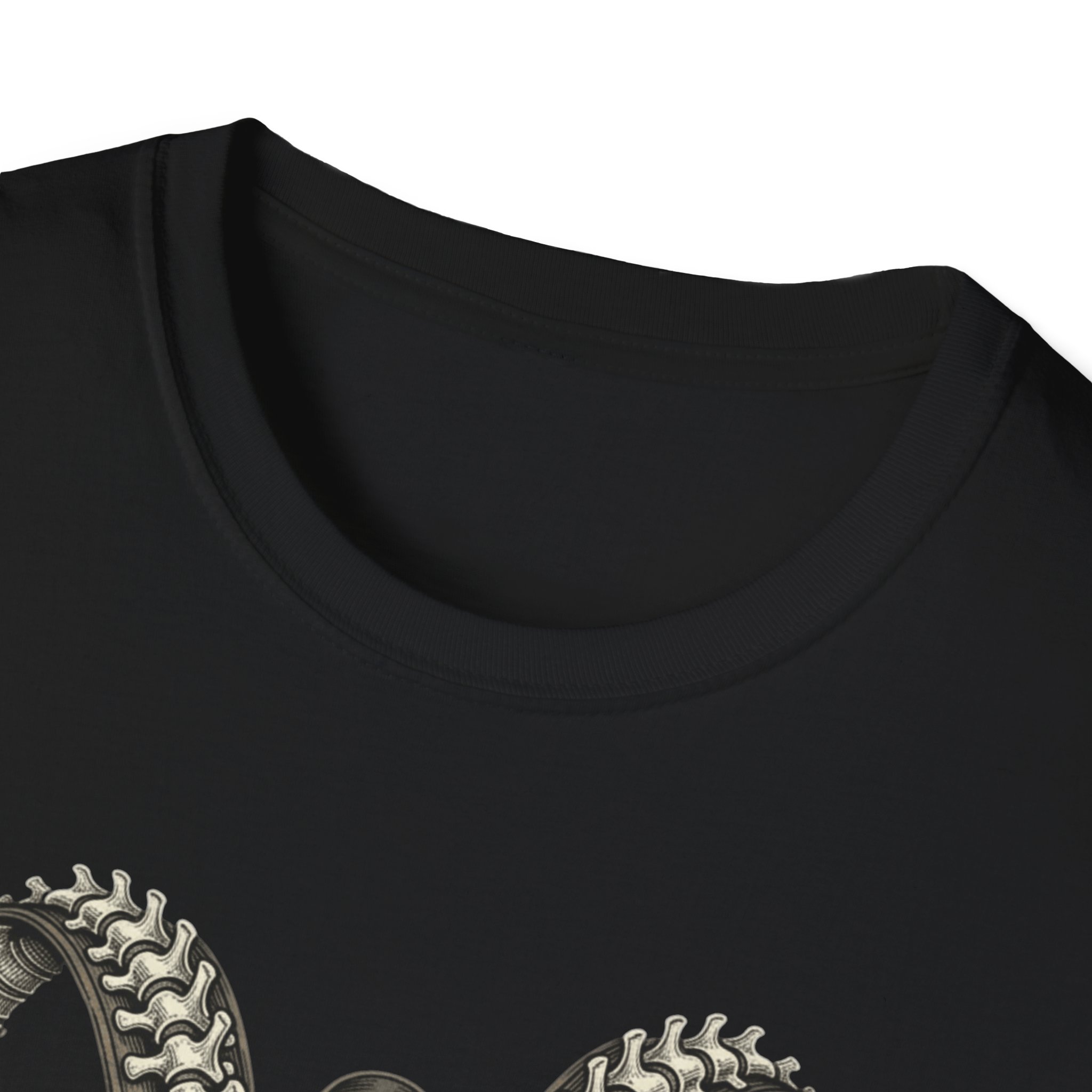 Skeleton Torso Tee — Grunge 'Carrying Trauma in Style' Gothic Ribcage - Image 5