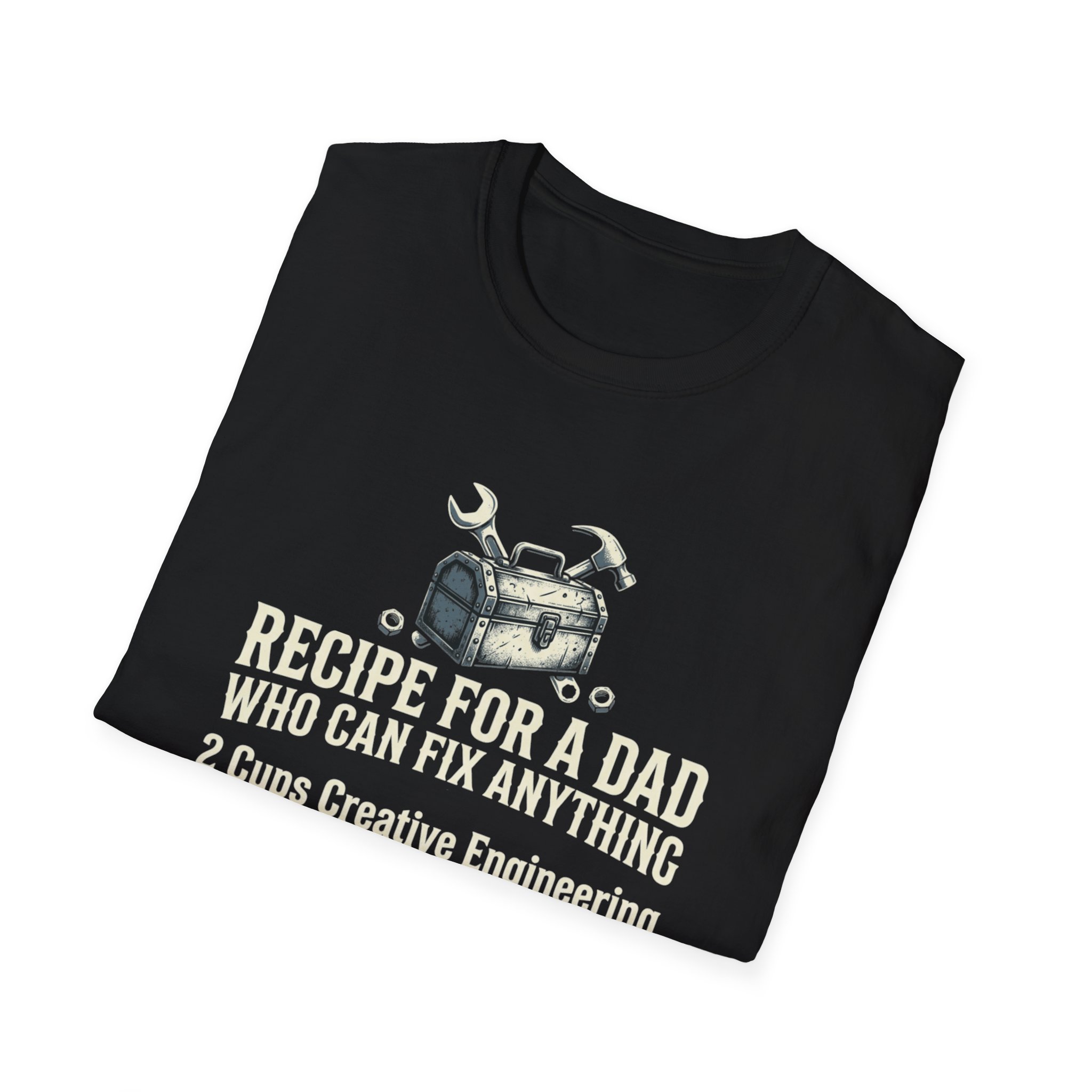 Recipe For A Dad Who Can Fix Anything T‑Shirt — Toolbox Fathers Day Gift - Image 9