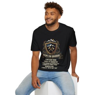 Grandad Recipe T-Shirt — Mountain Crest with Crossed Hammers