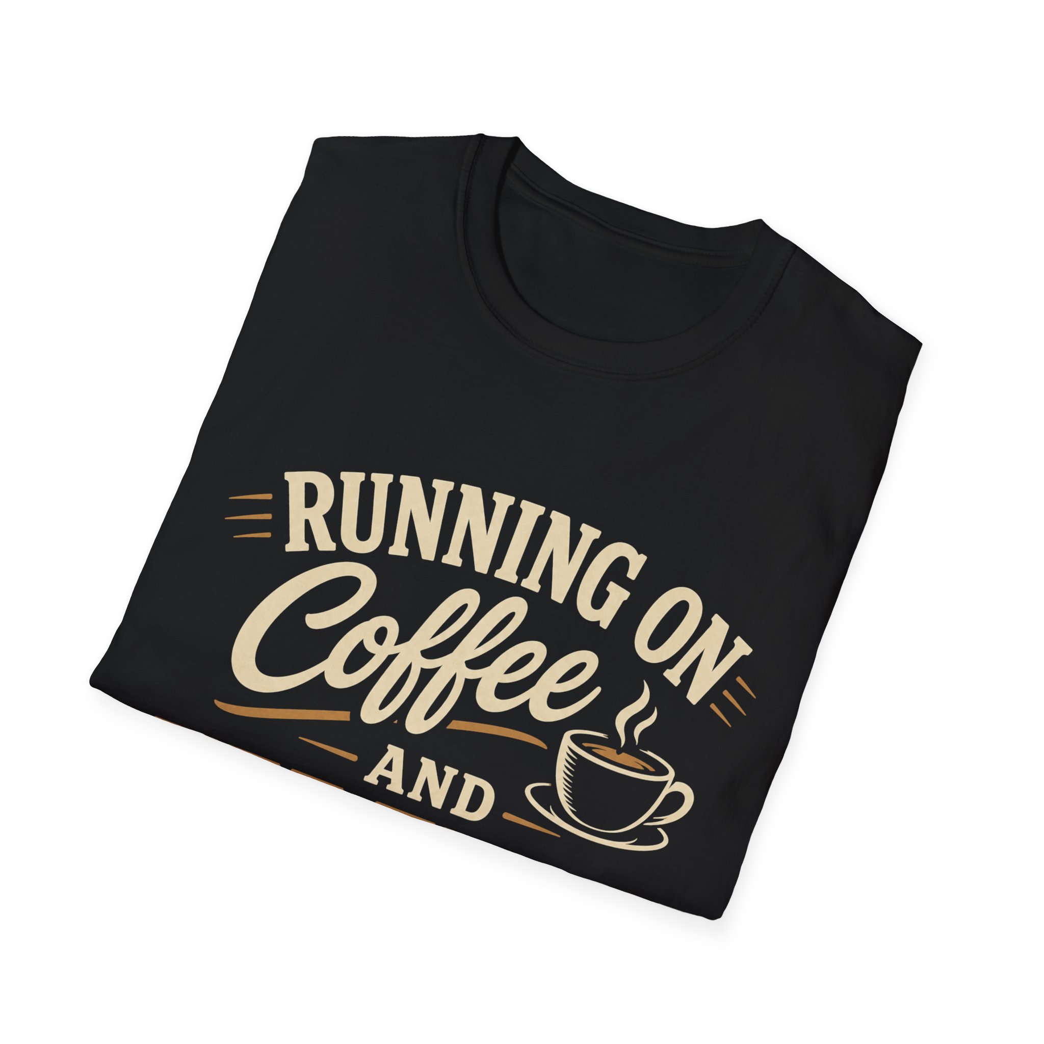 Running On Coffee And Tee Times Golf T-Shirt — Funny Golf Lover - Image 6