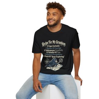 T-Shirt — "Recipe For My Grandson" Inspirational Grandparent Tee