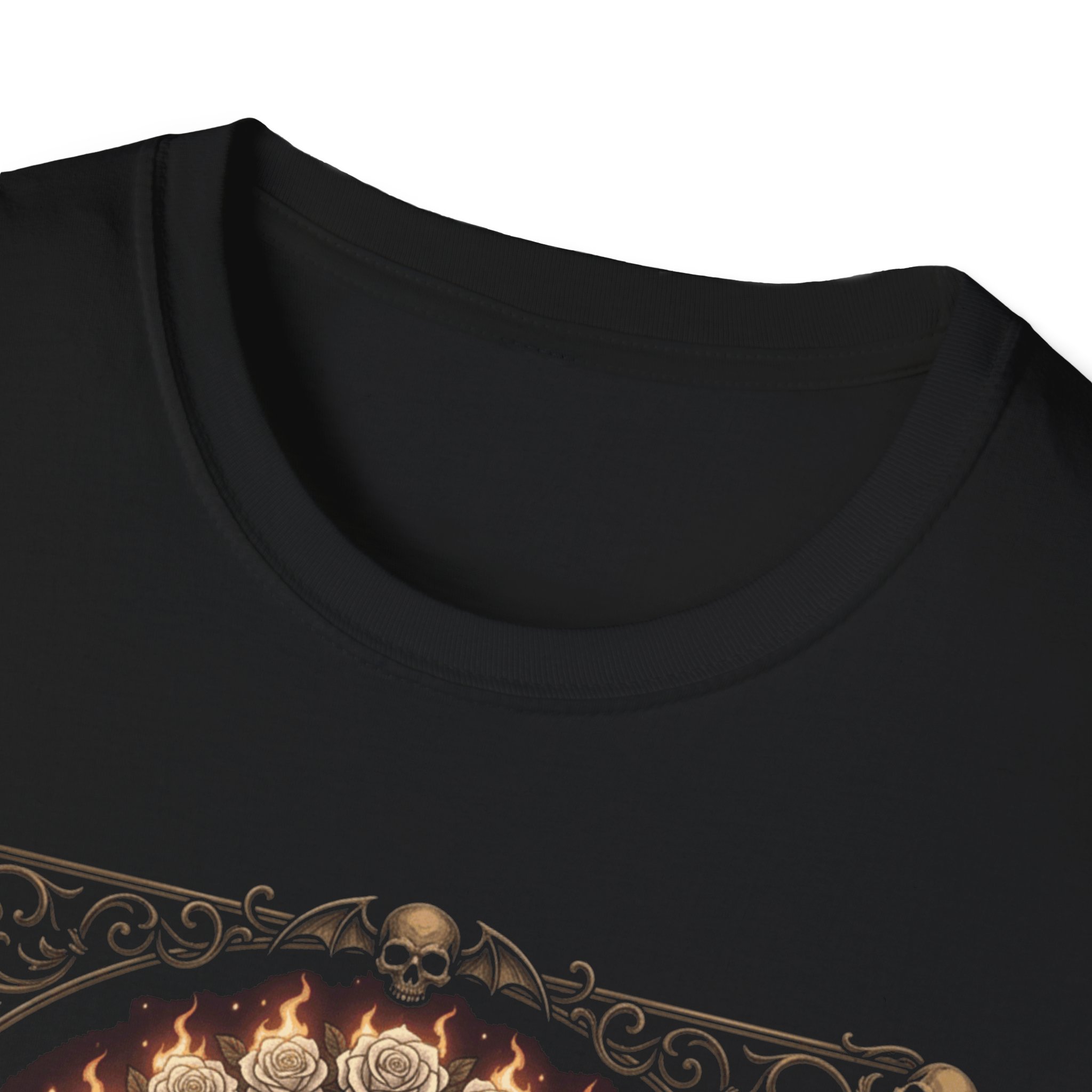 Gothic Queen T-Shirt — "My Wounds Don’t Scare Me" Dark Victorian Skull Tee - Image 7