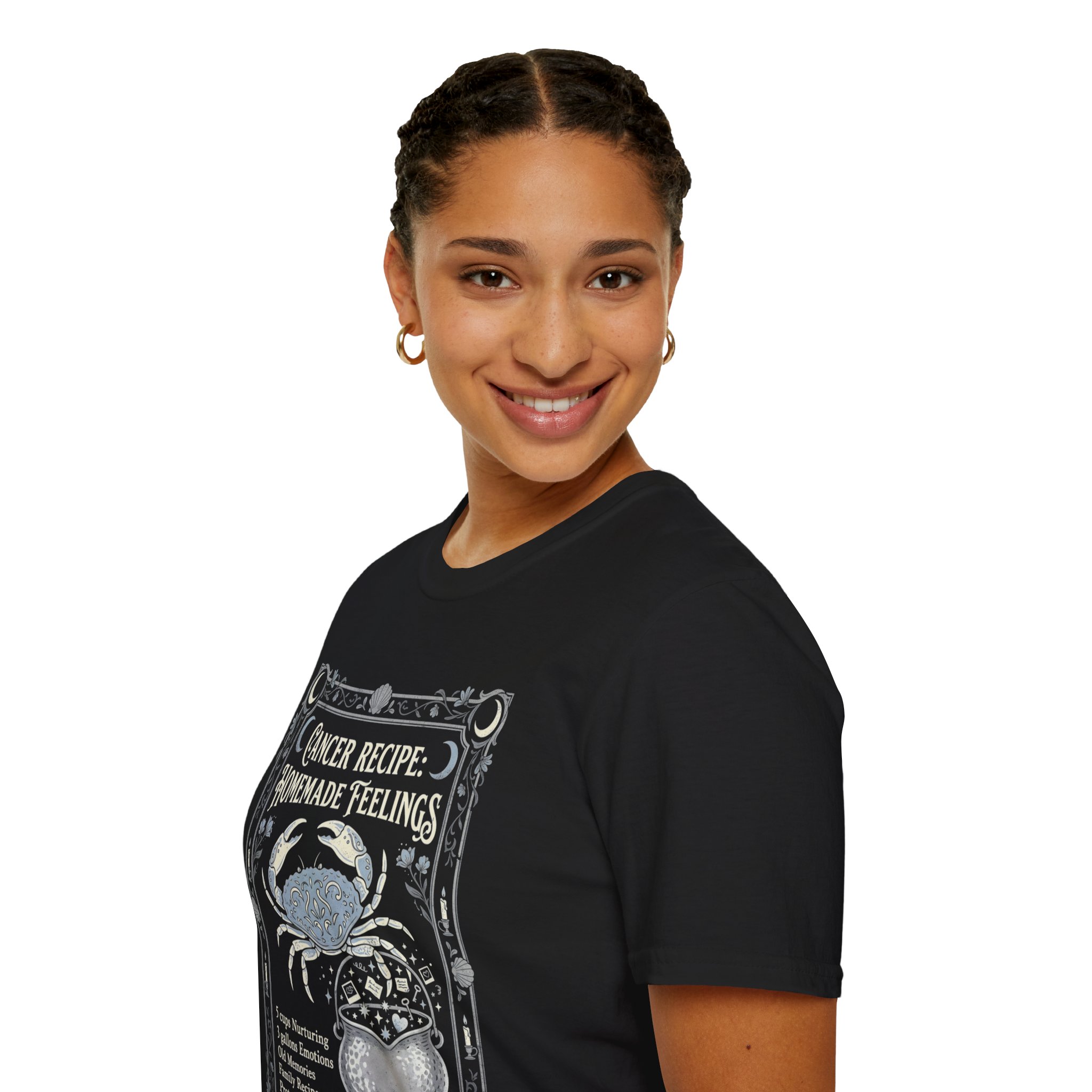 Cancer Zodiac T-Shirt — “Cancer Recipe: Homemade Feelings” Horoscope Tee - Image 11