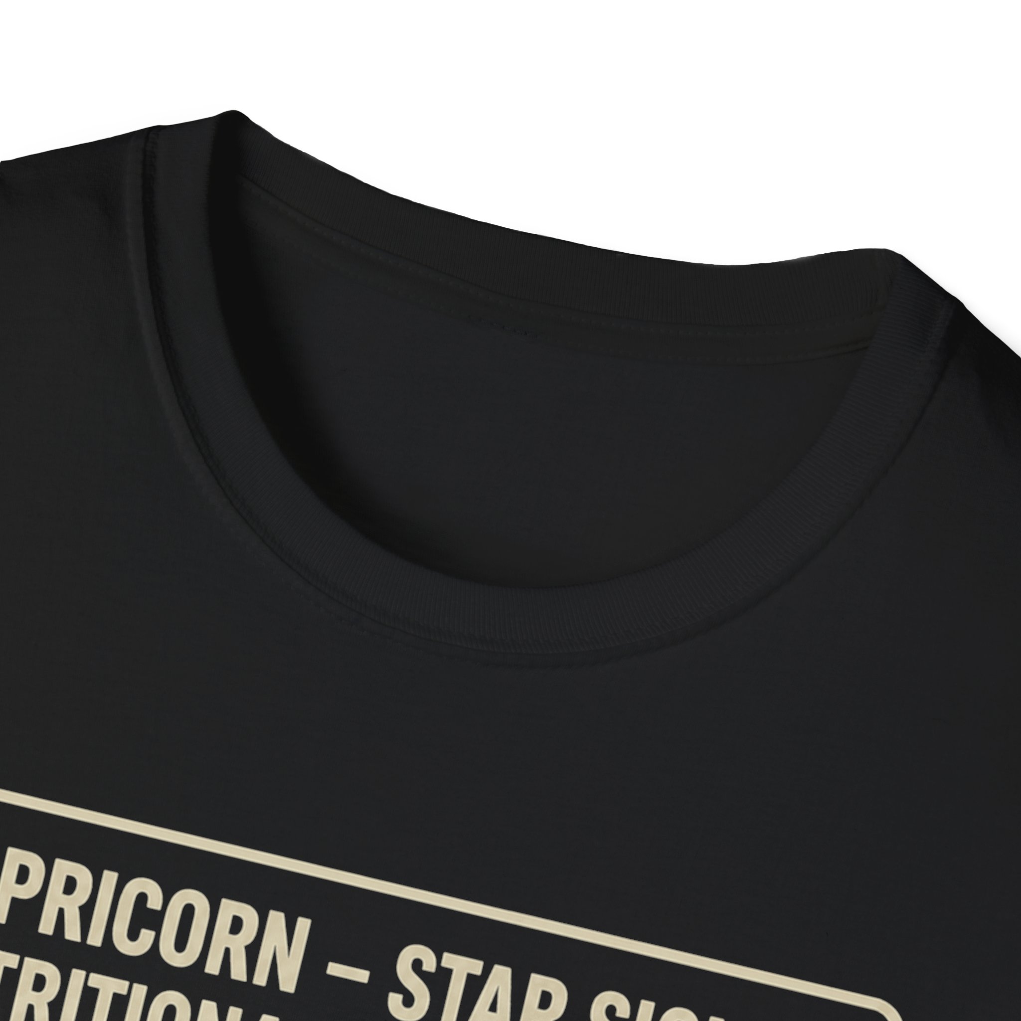 Capricorn Nutritional Info T-Shirt — Funny Zodiac Star Sign Tee - Image 7