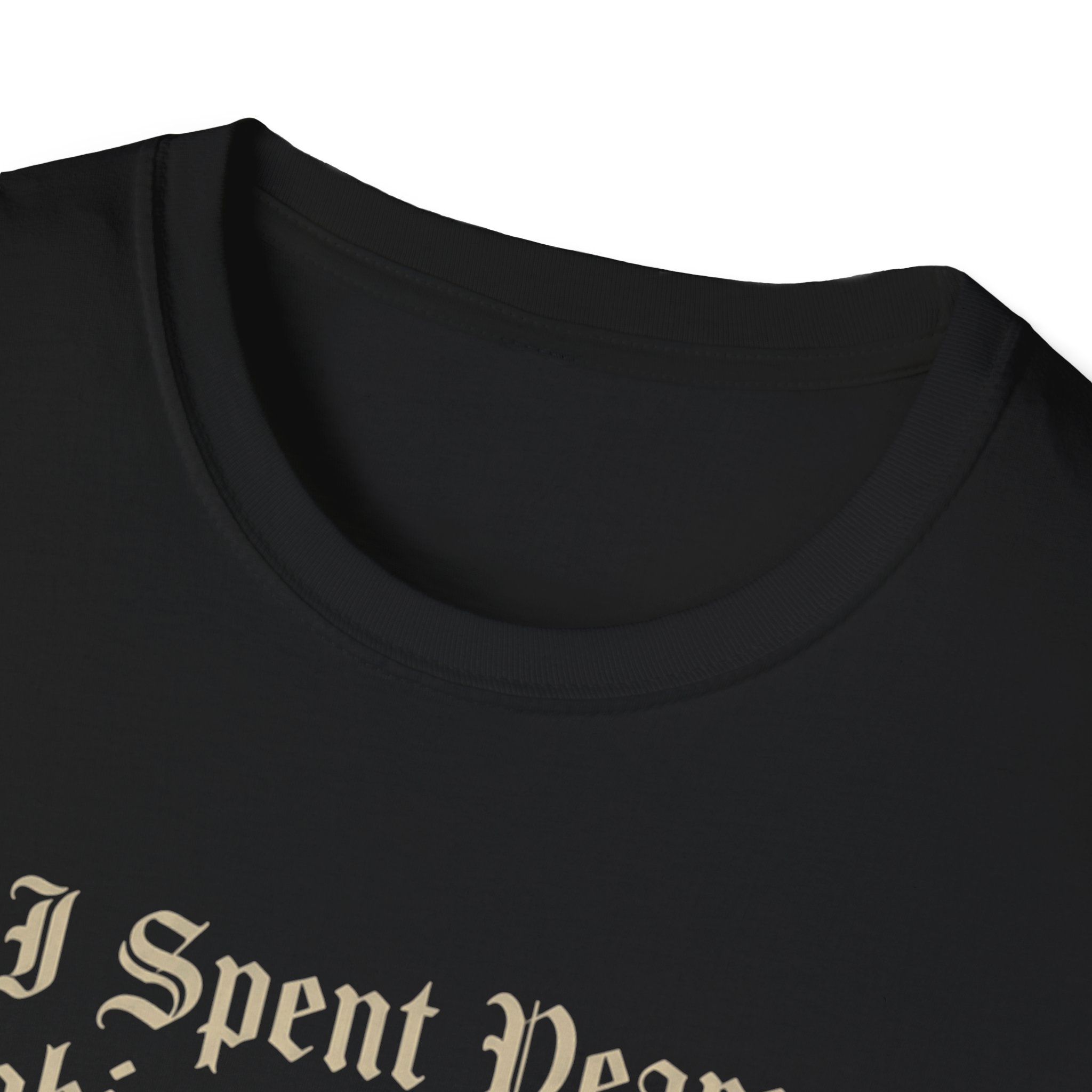 "I Spent Years Looking For Myself" Wolf Moon Retro Gothic Tee - Image 5