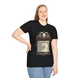 Aries Personality Facts T-Shirt — Ram Skull Zodiac Graphic Tee