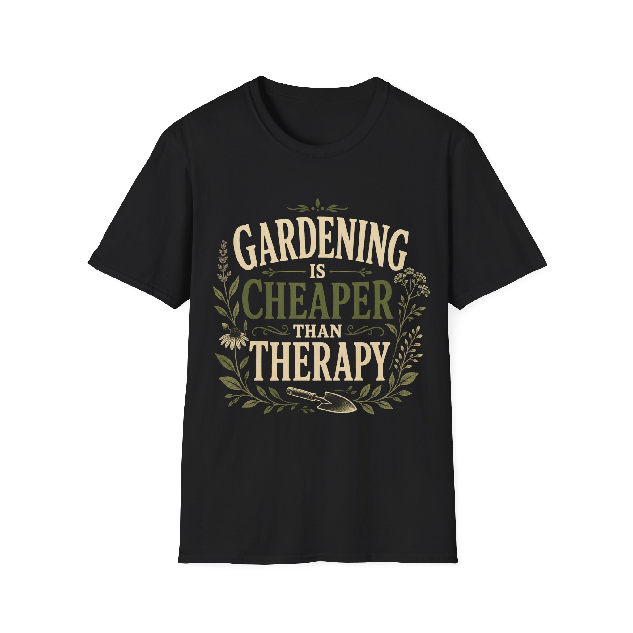 Gardening Is Cheaper Than Therapy T-Shirt - Image 3