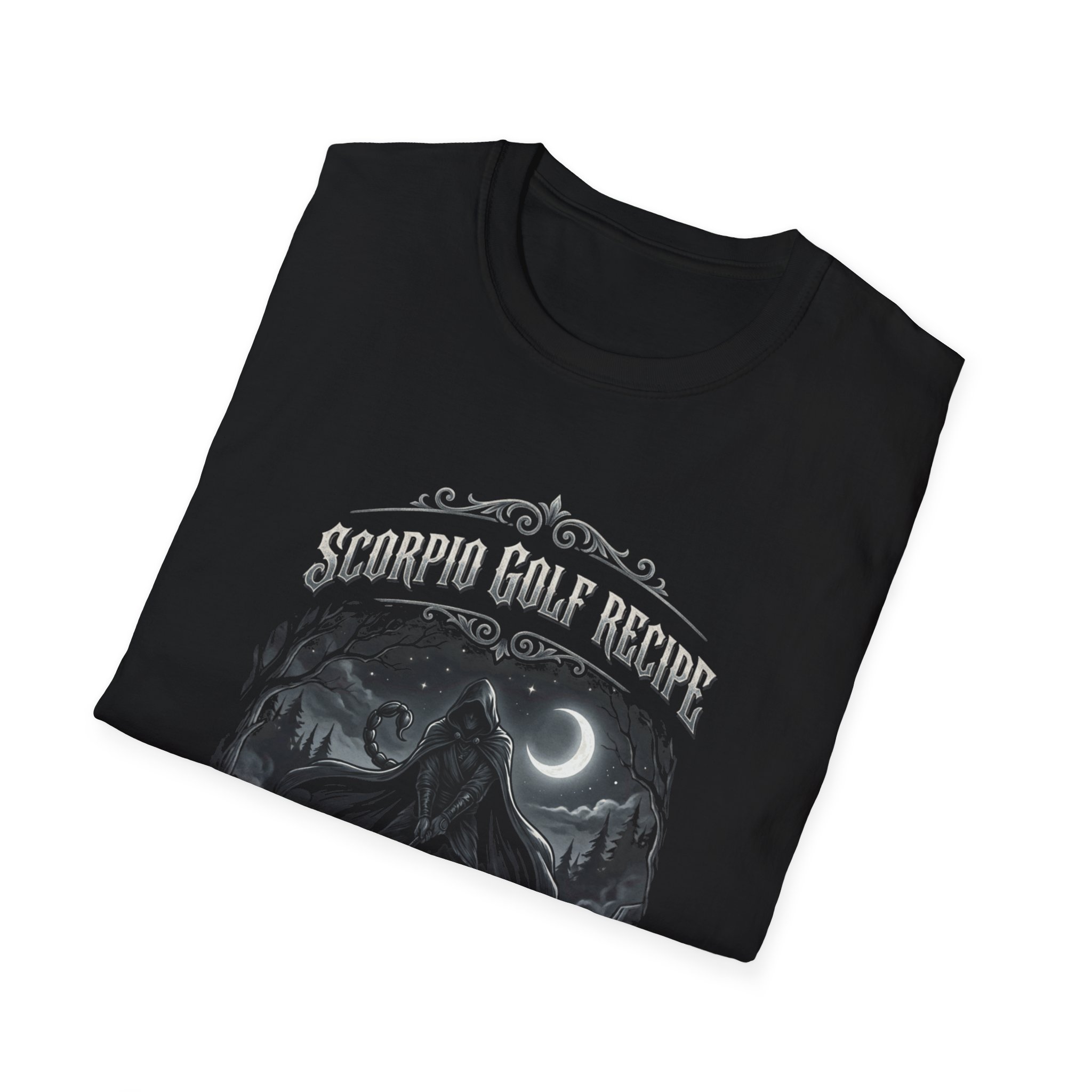 Scorpio Golf Recipe T‑Shirt — Astrological Moonlight Golf Graphic Tee - Image 8