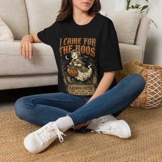 I Came For The Boos Halloween T-Shirt — Vintage Ghost Pumpkin Tee