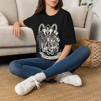 Emotional Baggage Club T-Shirt — Gothic Skeleton Air Tank Design